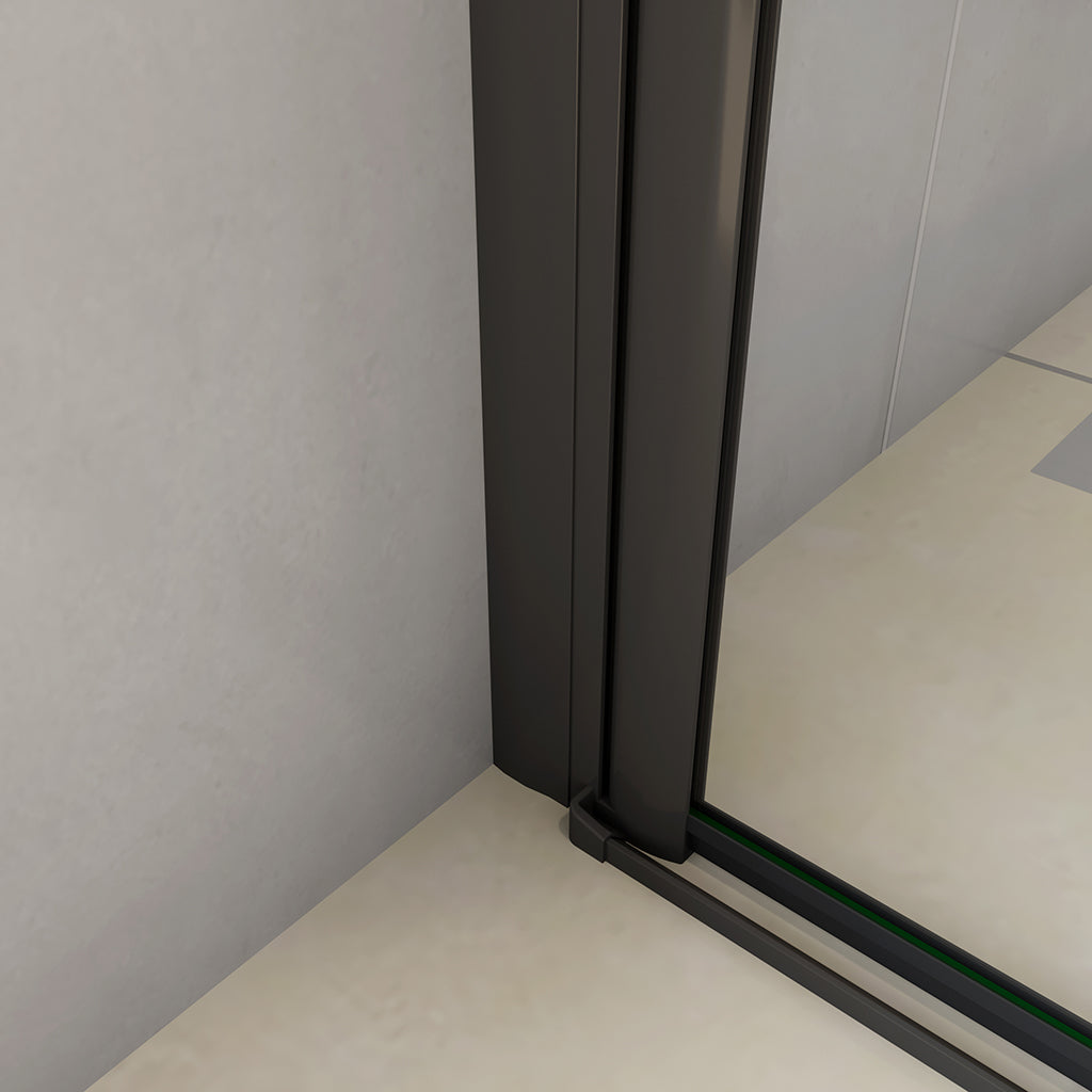 drehfalttür dusche 100x70 H185 cm dusche ESG GLAS für badezimmer