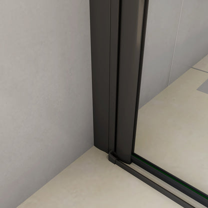 drehfalttür dusche 120x90 H185 cm dusche ESG GLAS badezimmer ideen