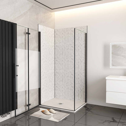drehfalttür dusche 80x70 H195 cm dusche badezimmer ideen