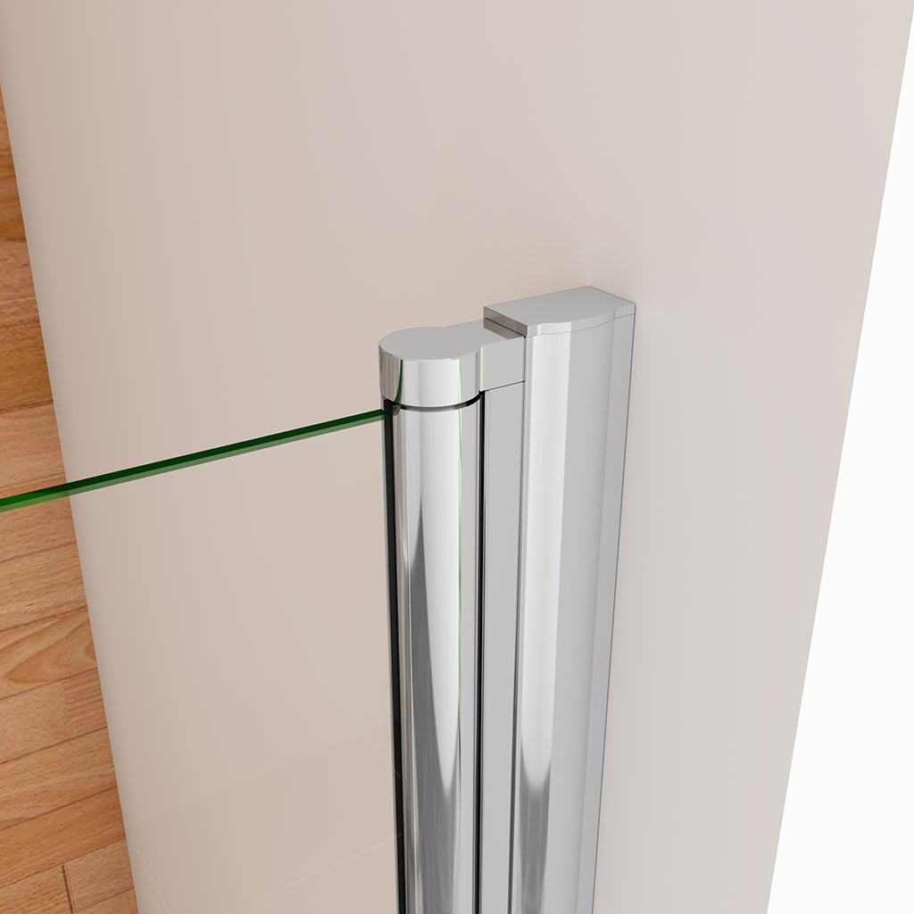 drehfalttür dusche 90x100 H197 cm ESG GLAS für badezimmer