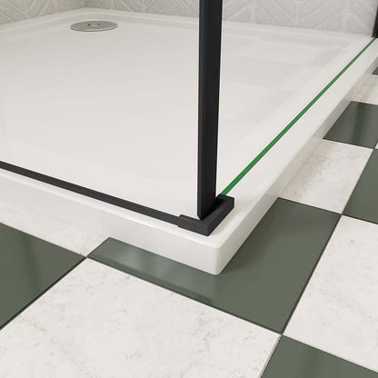 drehfalttür dusche 90x90 H195 cm dusche duschbecke badezimmer ideen