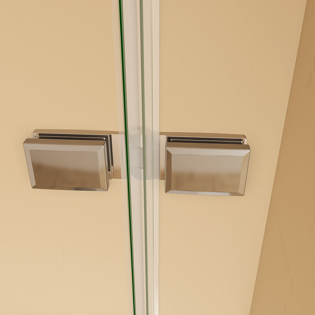 duschabtrennung Duschwand Badewannenaufsatz 100 H140 cm für badezimmer