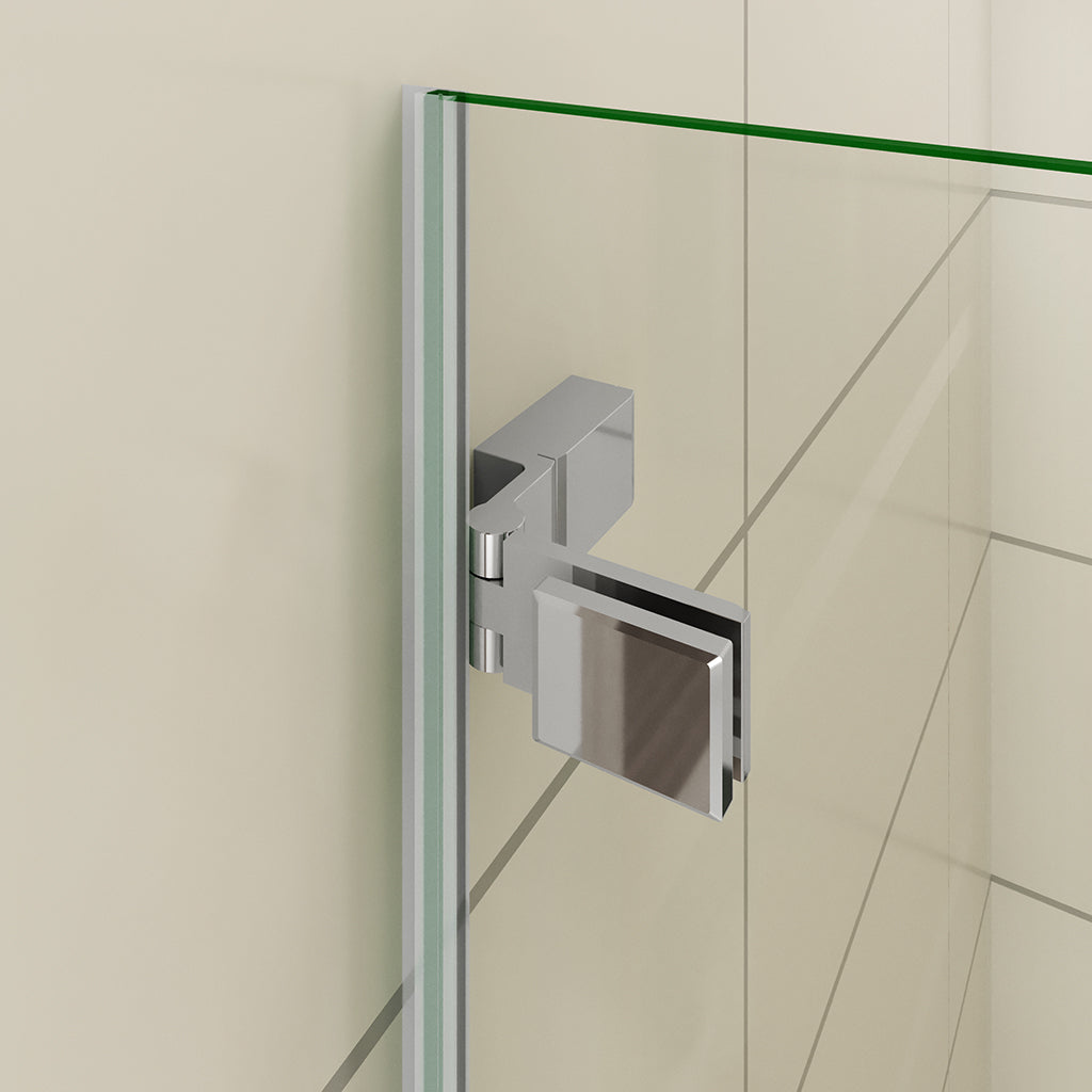 duschabtrennung auf badewanne Duschwänd Badewannenaufsatz 110 H140 cm für badezimmer