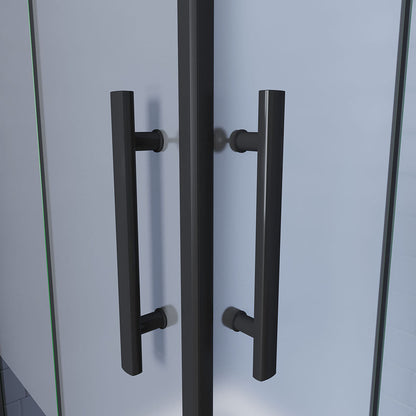 duschabtrennung duschkabine 120x80 dusche H195 cm duschkabinen eckeinstieg badezimmer ideen