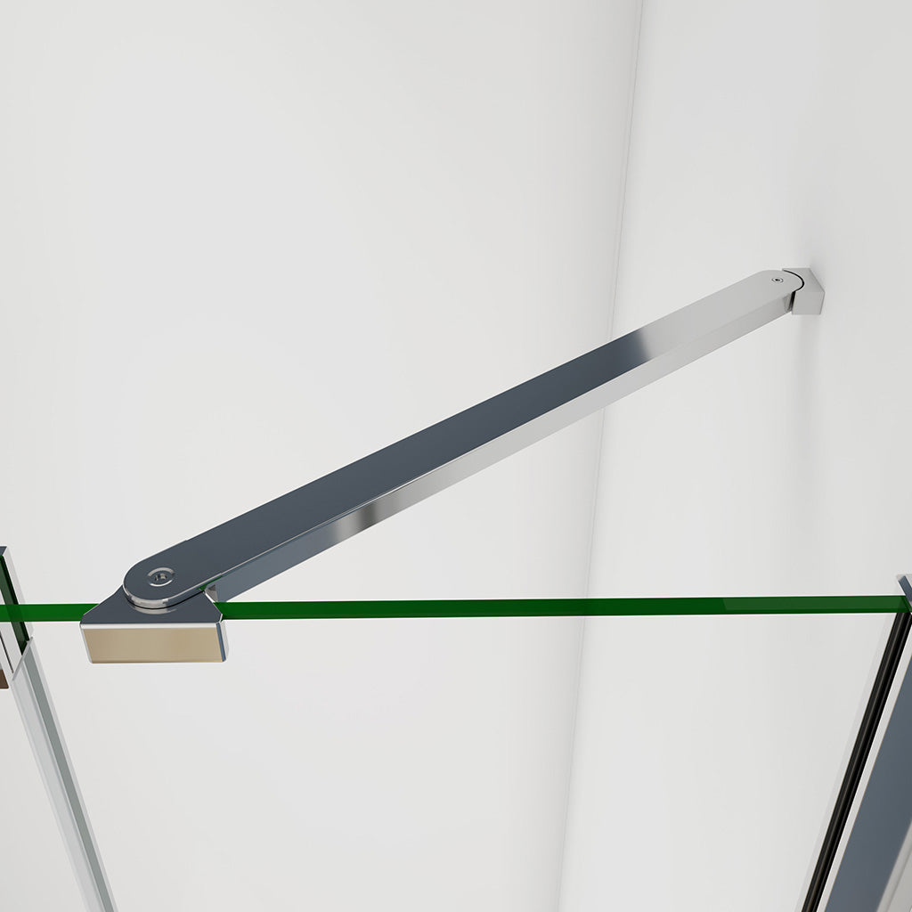 duschabtrennung duschtür ebenerdig 100 H195 cm für badezimmer