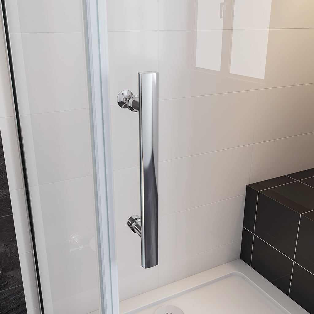 duschabtrennung glas 100x76 H195 cm duschtür mit seitenwand dusche duschbecke ablaufgarnitur für badezimmer