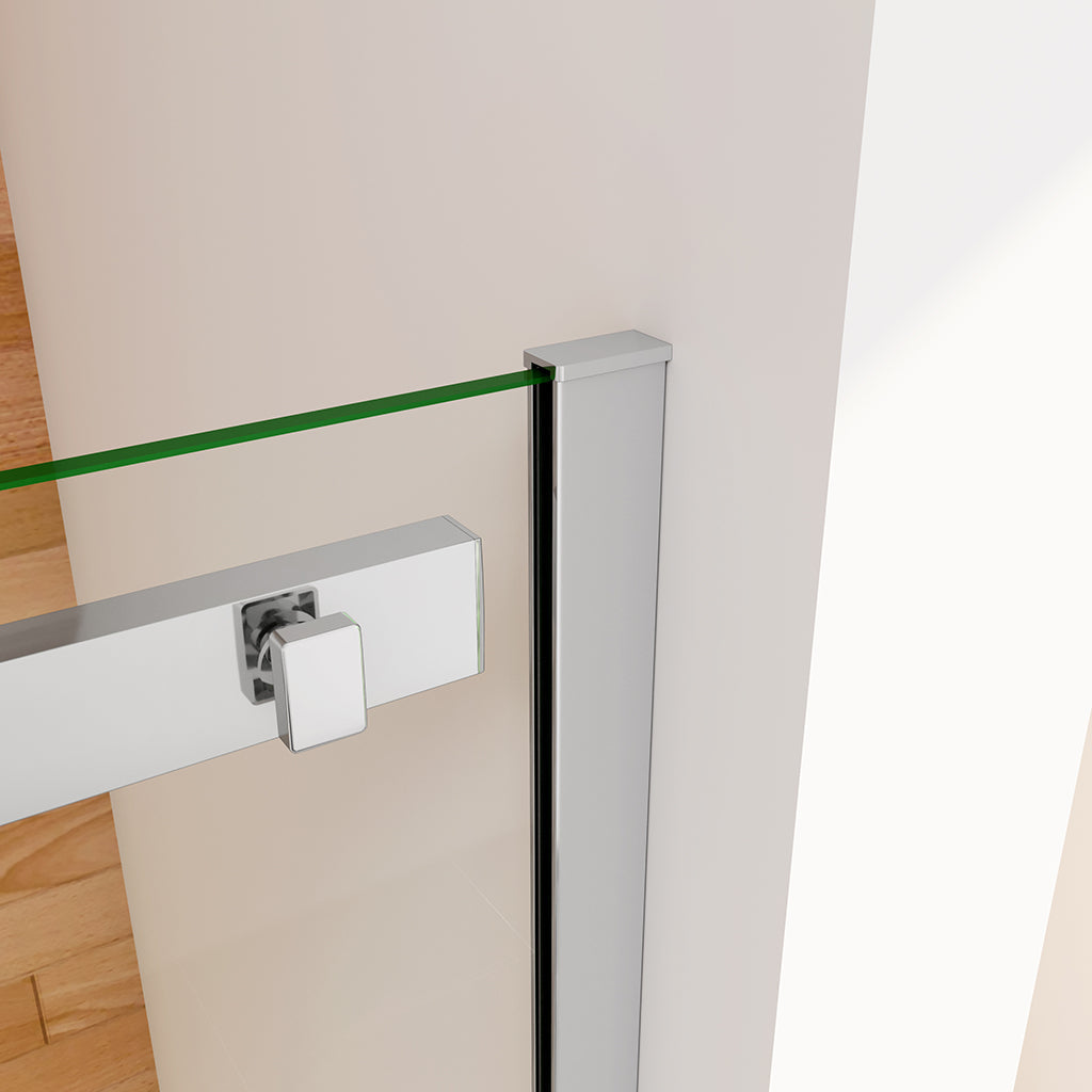 duschabtrennung schiebe duschkabine glasschiebetür 120 H195 cm duschwanne für badezimmer
