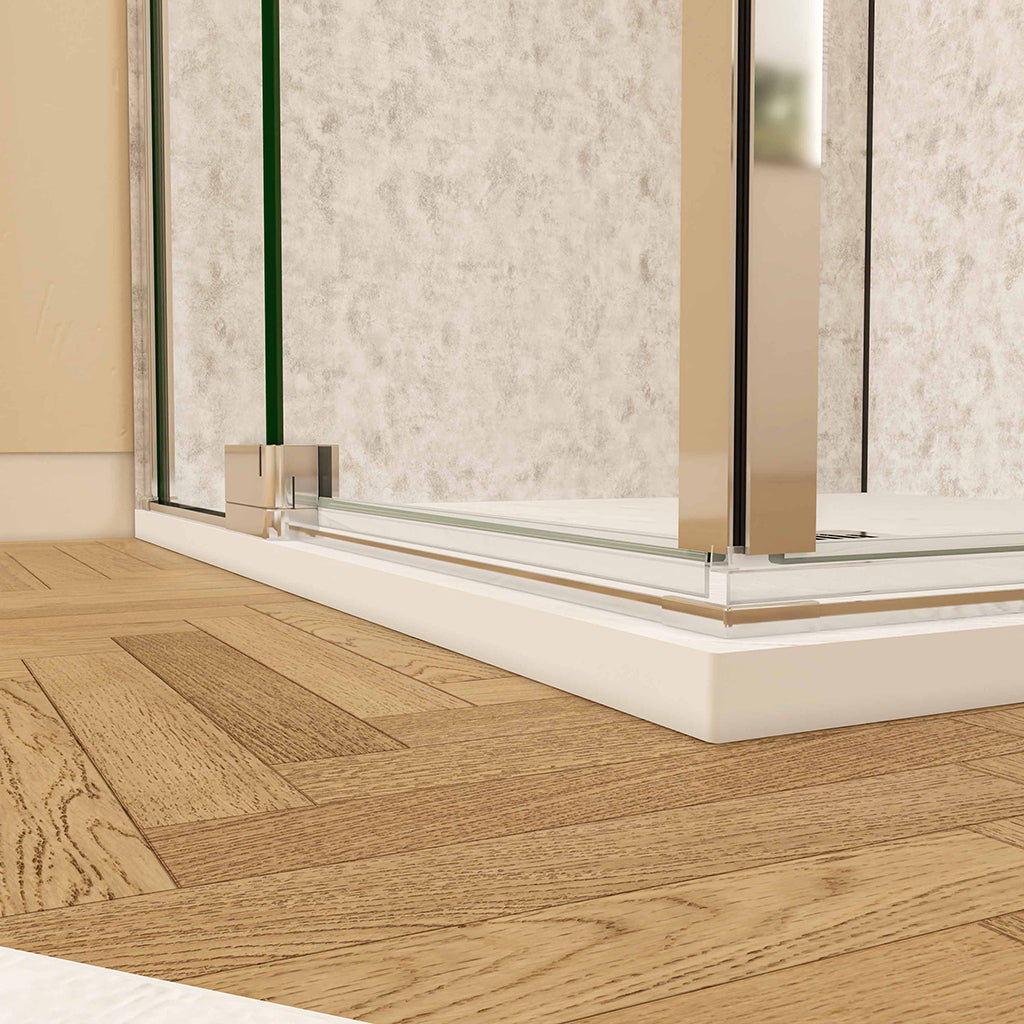 duschkabine 100x100 H195 cm duschkabinen eckeinstieg wandverkleidung bad badezimmer ideen