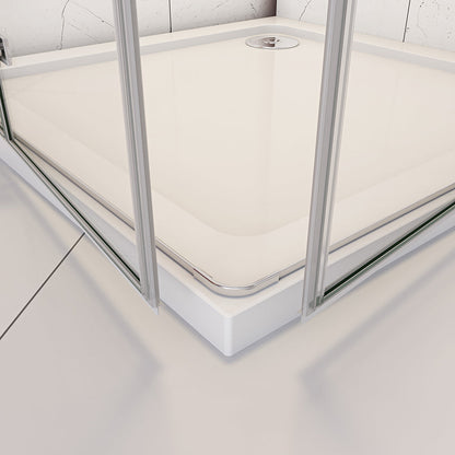 duschkabine 100x100 eckdusche H185 cm duschkabinen eckeinstieg duschbecke ablaufgarnitur für badezimmer