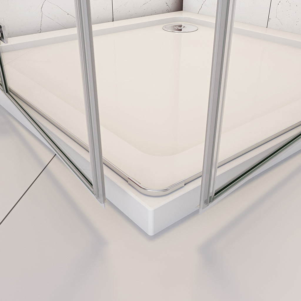duschkabine 110x90 eckdusche H185 cm duschkabinen eckeinstieg duschbecke badezimmer ideen