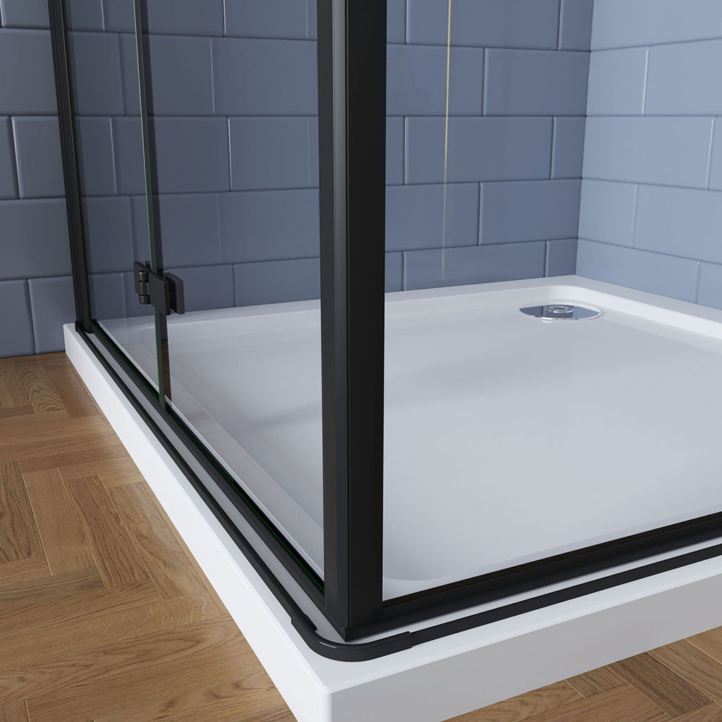 duschkabine 120x76 H195 cm duschkabinen eckeinstieg badezimmer ideen