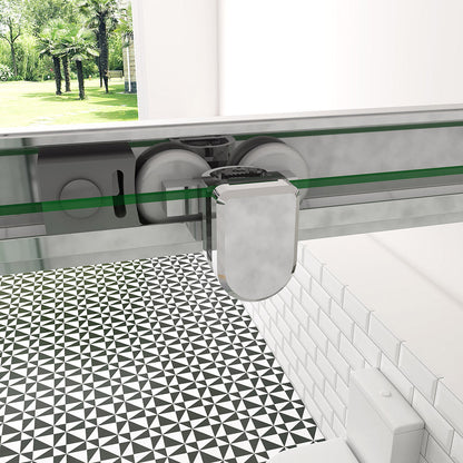 duschkabine 76x76 dusche H195 cm schiebetüren badezimmer ideen