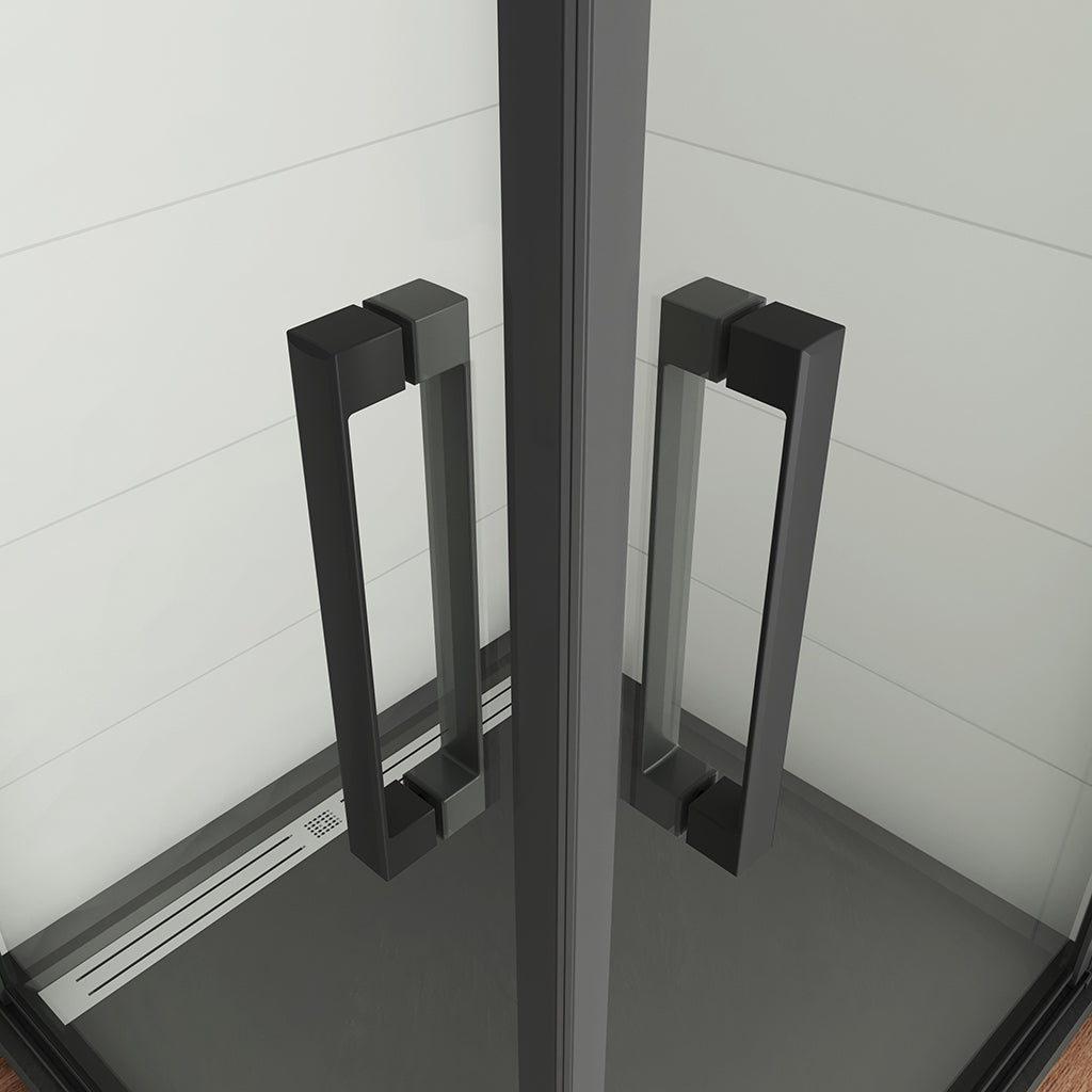 duschkabine 80x80 H200 cm duschkabinen eckeinstieg für badezimmer