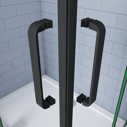 duschkabine 90x80 H195 cm duschkabinen eckeinstieg duschwanne DIY badezimmer ideen