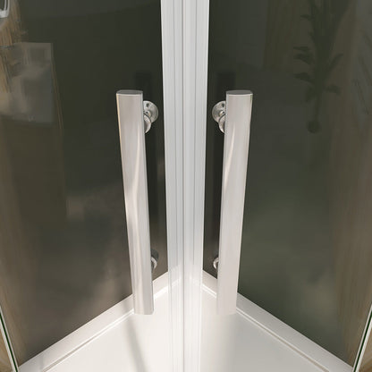 duschkabine 90x90 rund dusche H195 cm duschbecke ablaufgarnitur duschrückwände badezimmer ideen