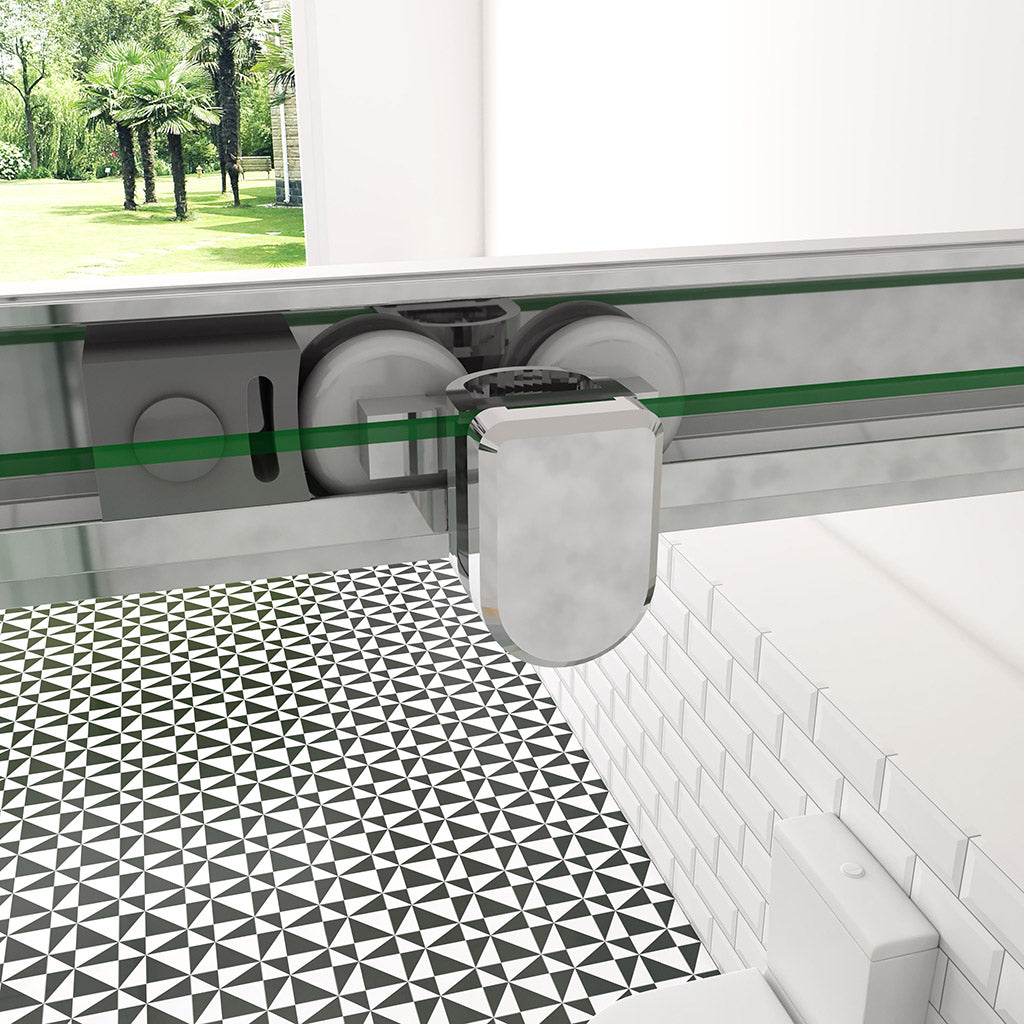 duschschiebetür glas Eckeinstieg 90x70 H195 cm badezimmer ideen