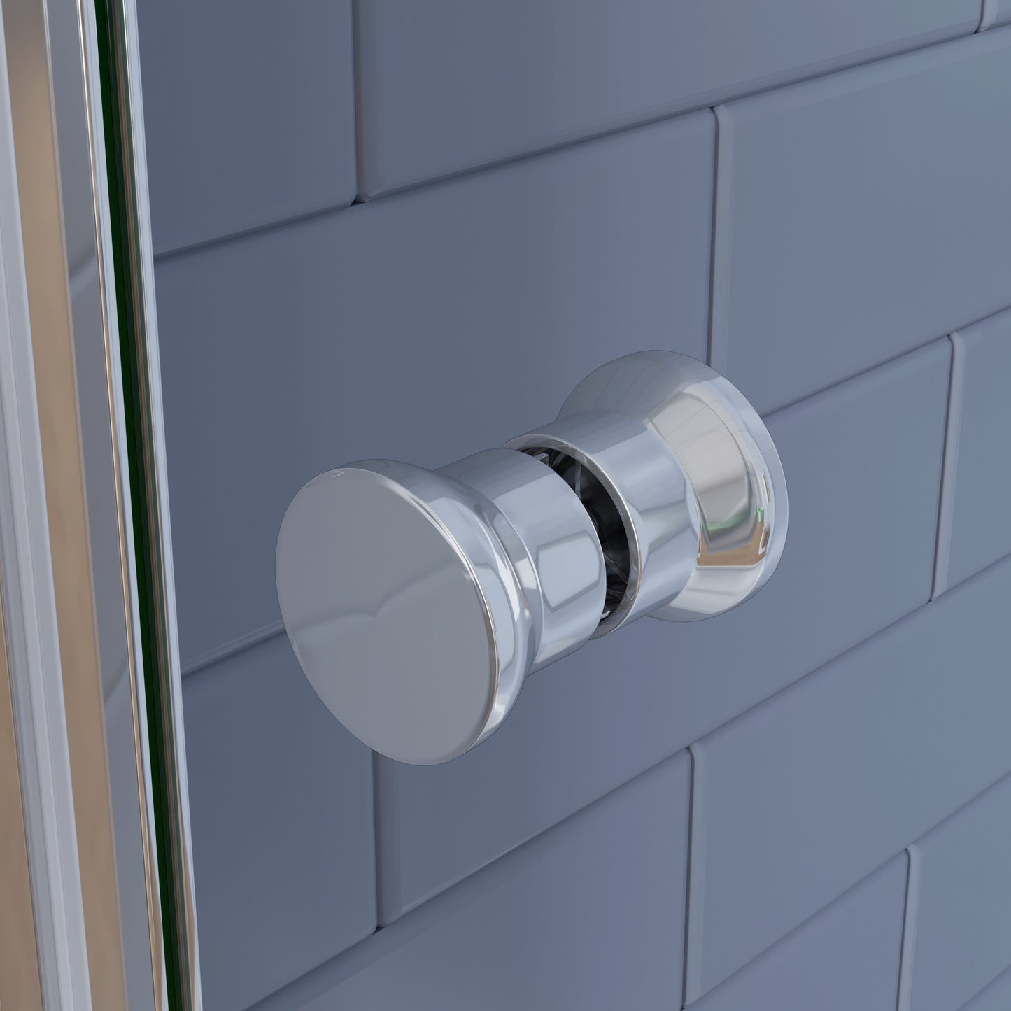 Duschkabine 185cm Falttür mit Seitenwand ESG 5mm Sicherheitsglas Duschabtrennung