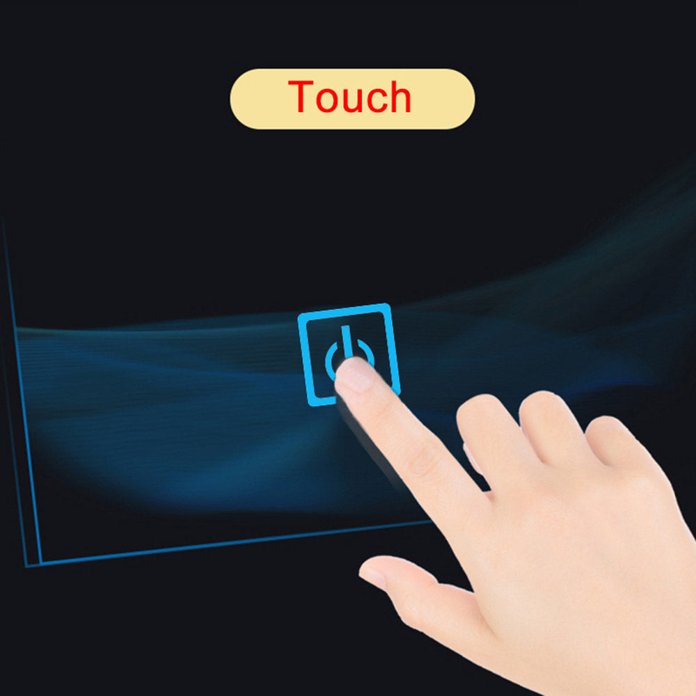 LED Spiegel 60x50 cm TOUCH BESCHLAGFREI Kaltweiß Wandspiegel mit Beleuchtung Lichtspiegel Einzel Touch-Schalter