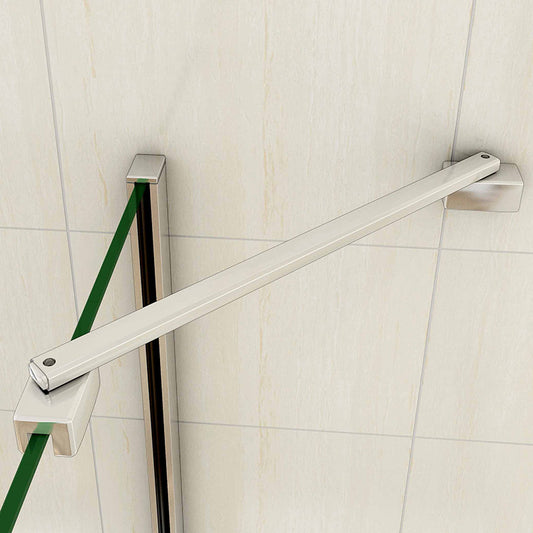 45cm Stabilisator Stabilisationsstange für 6-8mm Duschwand Dusche Glaswand