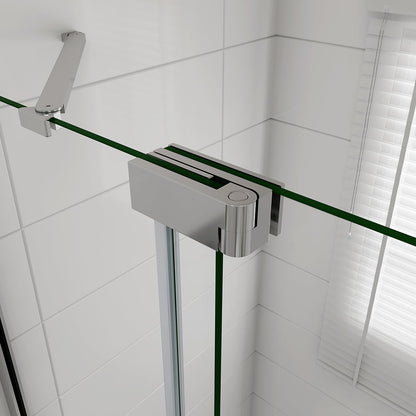 glastür 100 H195 cm nische dusche duschbecke 100X90 badezimmer ideen