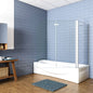 ozean 100 Badewannenaufsätz mit Seitenwand 70 cm für badezimmer
