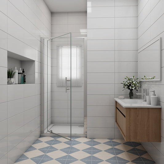 ozean 100 Drehtür Duschtasse 100x90 PR10 19GR cm für badezimmer