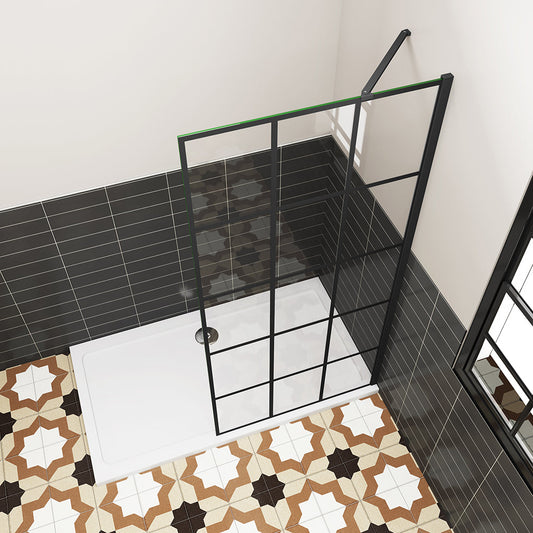 ozean 100x200cm Walk in Duschwand Stabilisator badezimmer ideen