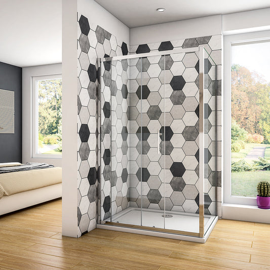 ozean 100x70 Schiebetür Seitenwand Duschkabine Duschtasse cm für badezimmer