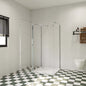 ozean 100x70 U-Form Drehtür Dusche cm