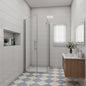 ozean 100x80 Drehtür Duschtür Seitenwand Duschtasse cm