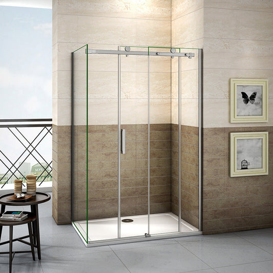 ozean 100x80 Gleittür Seitenwand Duschtasse cm für badezimmer