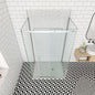 ozean 100x80 U FORM DUSCHE Schiebetür Duschrückwänd cm für badezimmer