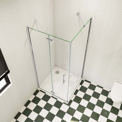 ozean 100x90 Drehtür Seitenwand Duschtasse HK10 P9F7 19GR cm für badezimmer