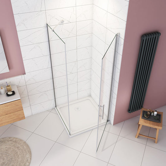 ozean 100x90 Drehtür Seitenwand Duschtasse PK1 10V P9F7GR cm badezimmer ideen
