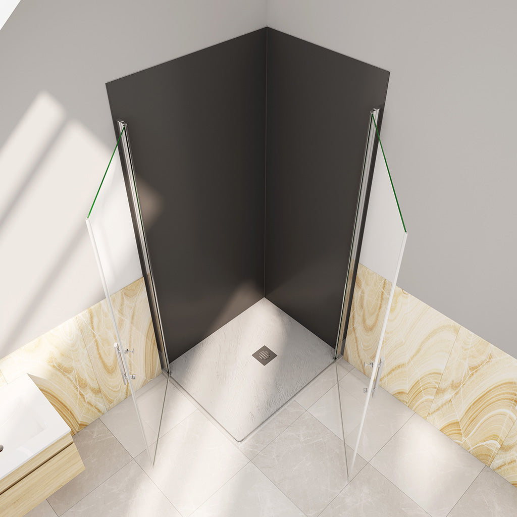 ozean 100x90 Eckdusche Drehtür PK1 10 9V cm
