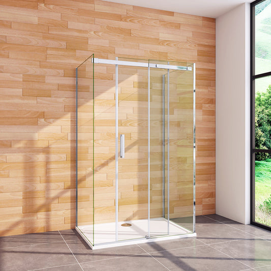 ozean 100x90 U Form Schiebetür cm