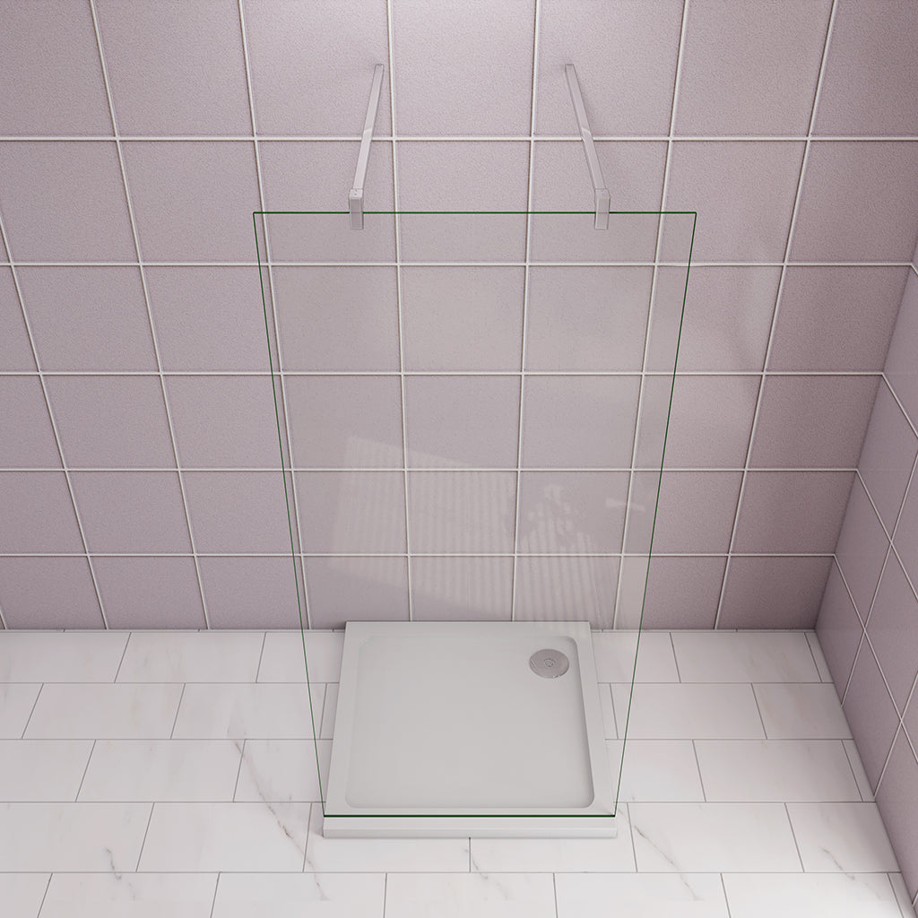 ozean 107.7 Glaswand Dusche mit Stabilisierungsstange W11F32 2 cm für badezimmer