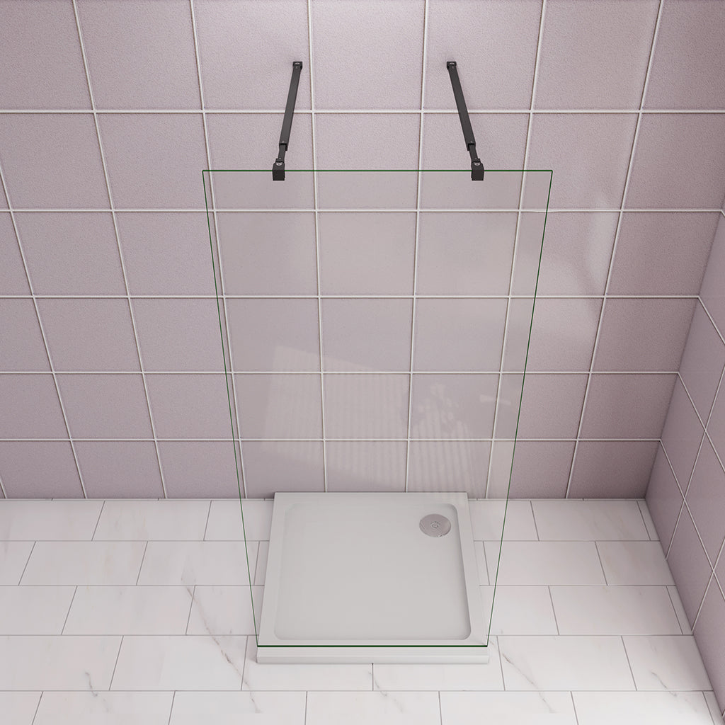 ozean 107.7xH200 ESG 2 Stabilisator Duschabtrennung cm für badezimmer