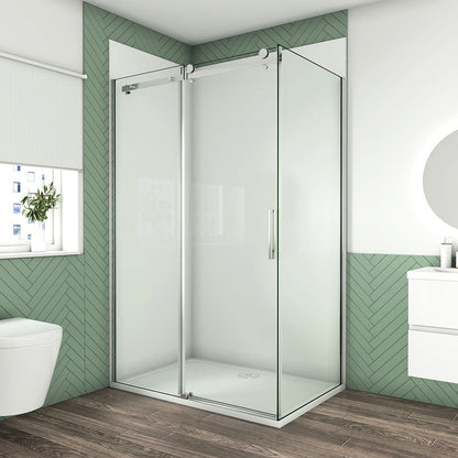 ozean 115x70 Schiebetür Seitenwand Duschkabine Duschrückwänd cm für badezimmer