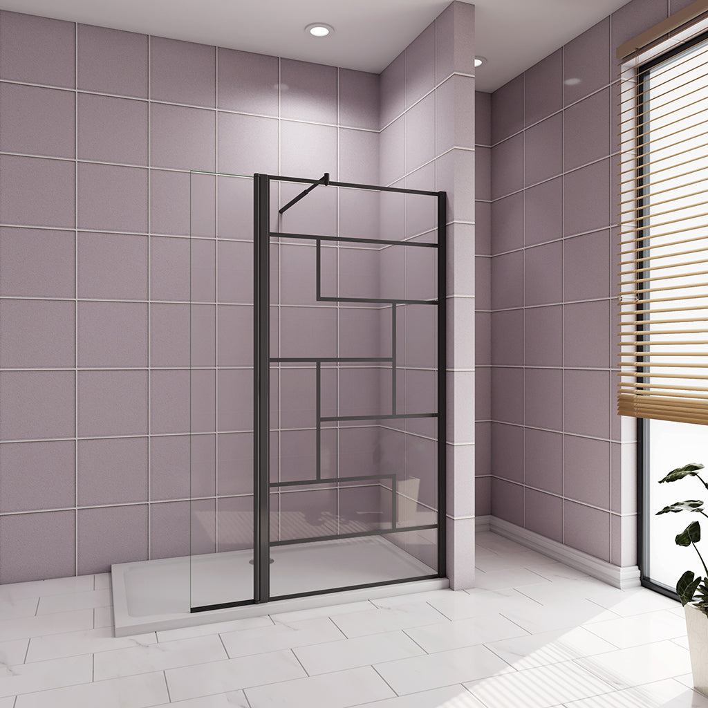 ozean 120+30 Walk In begehbar Dusche Schwenkbar cm für badezimmer