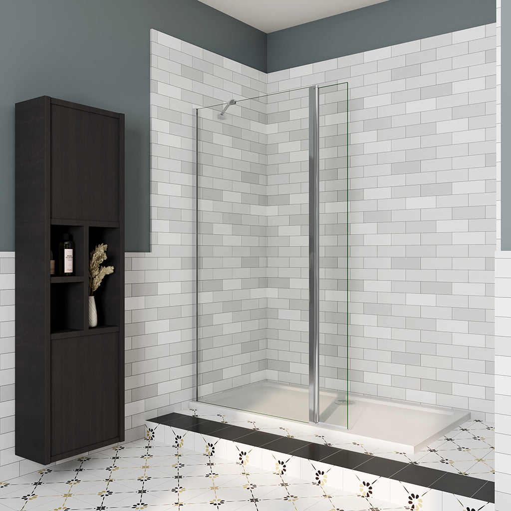 ozean 120+30 Walk in Dusche Schwenkbar cm für badezimmer