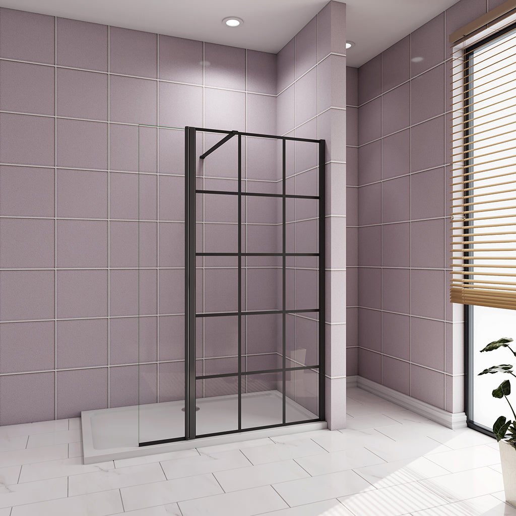 ozean 120+40 Walk in Dusche Schwenkbar Duschkabine cm für badezimmer
