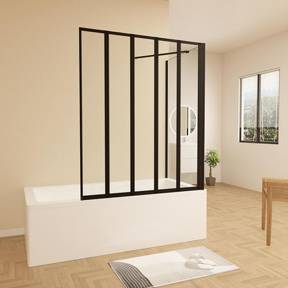 ozean 120 Badewannenfaltwand mit Seitenwand 80 cm für badezimmer