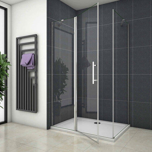 ozean 120x100 Drehtür Seitenwand Duschkabine cm für badezimmer