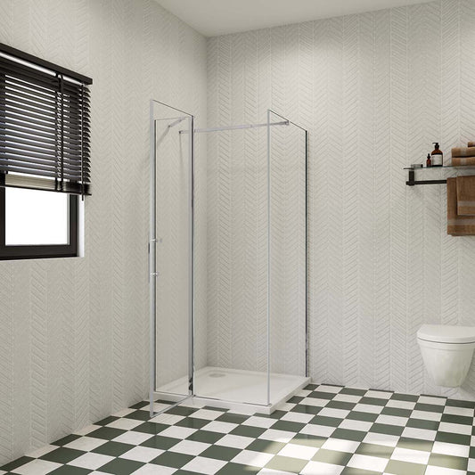 ozean 120x70 Drehtür Seitenwand cm für badezimmer