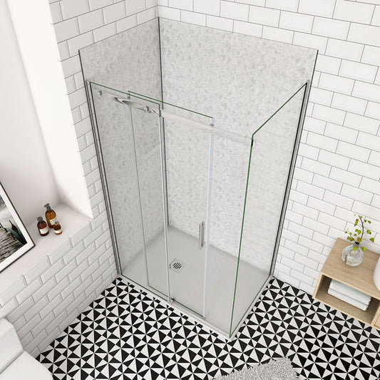 ozean 120x80 Gleittür Seitenwand cm badezimmer ideen