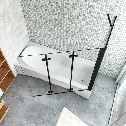 ozean 130 Badewannenaufsatz mit Seitenwand 70 Duschkabine cm für badezimmer