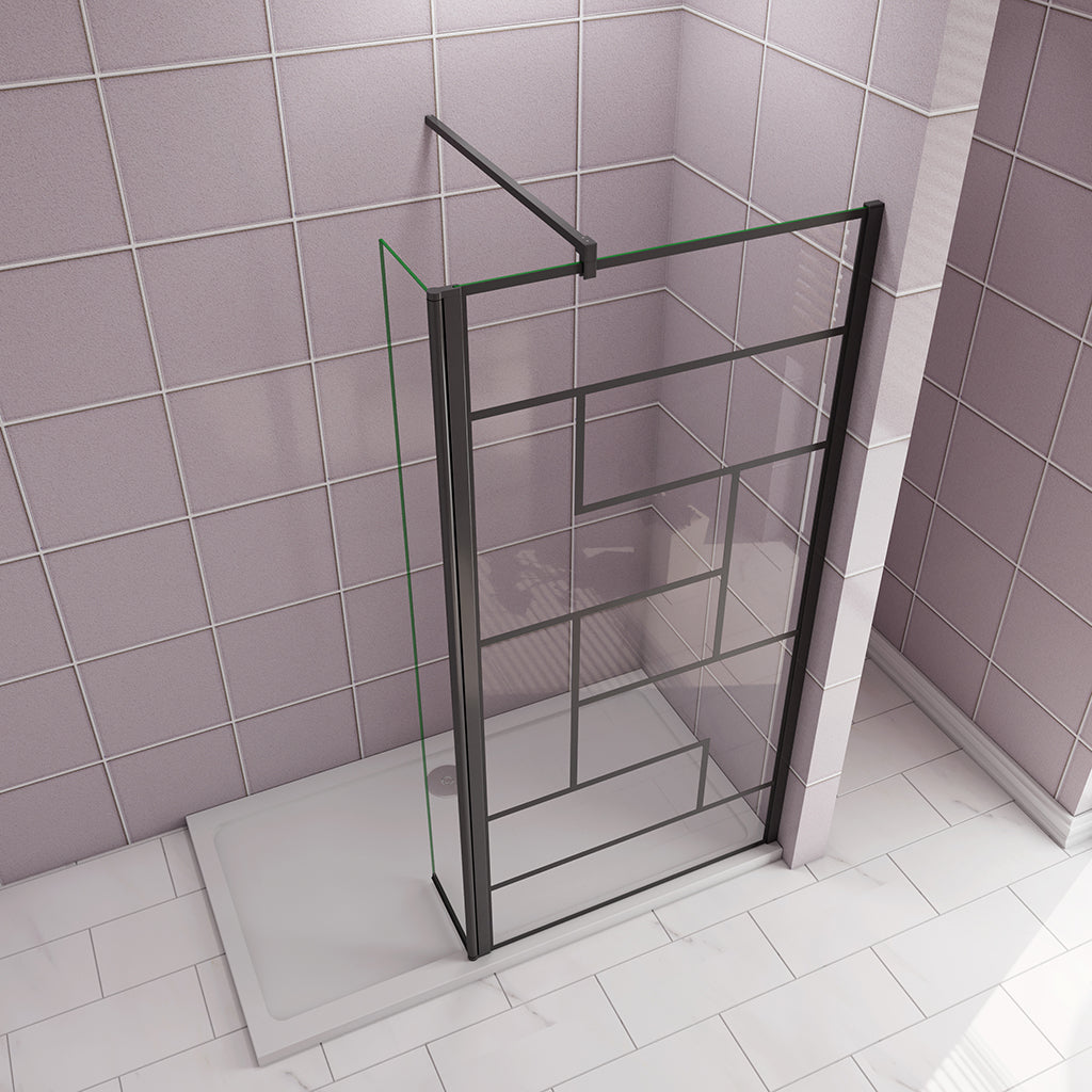 ozean 140 WalkIn glaswand beweglichem Seitenteil W14BA131B P4B cm für badezimmer