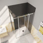 ozean 140x90 Schiebetür Seitenwand Duschrückwänd SK14 P9 A999BM cm für badezimmer