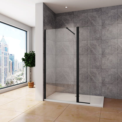 ozean 40 WalkIn glaswand mit beweglichem Seitenteil W40129B P4B cm für badezimmer